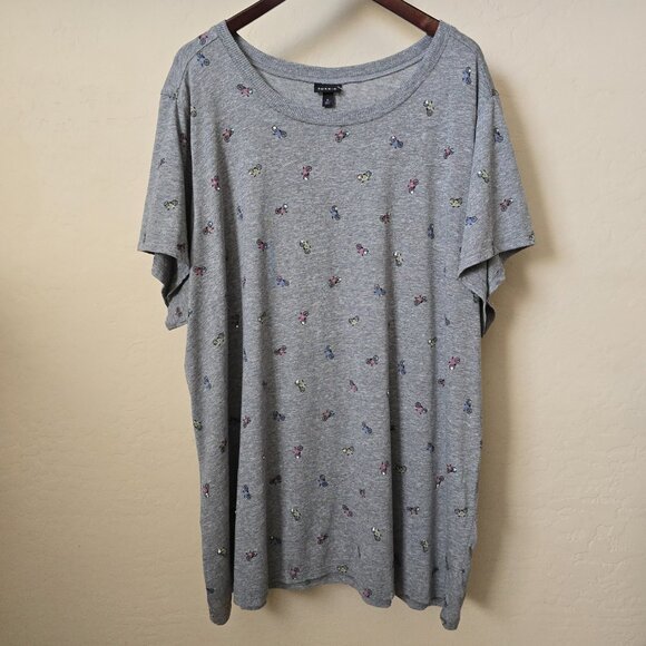 Torrid Bike Ride Embellished Crew Tee Shirt - Picture 6 of 16